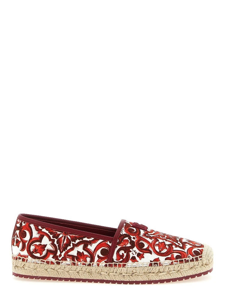 Multicolor Cotton Espadrilles