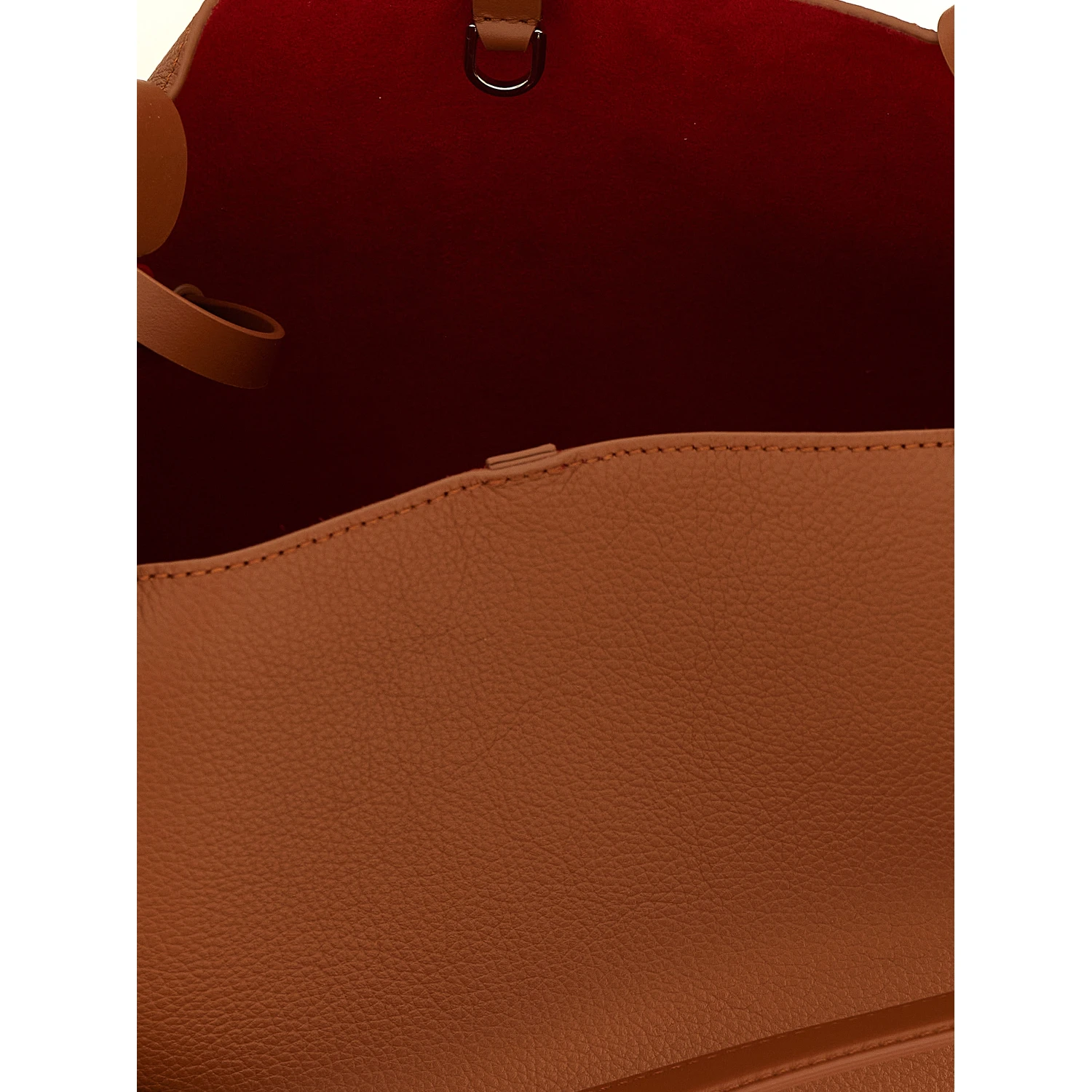 Brown Calfskin Tote Bag