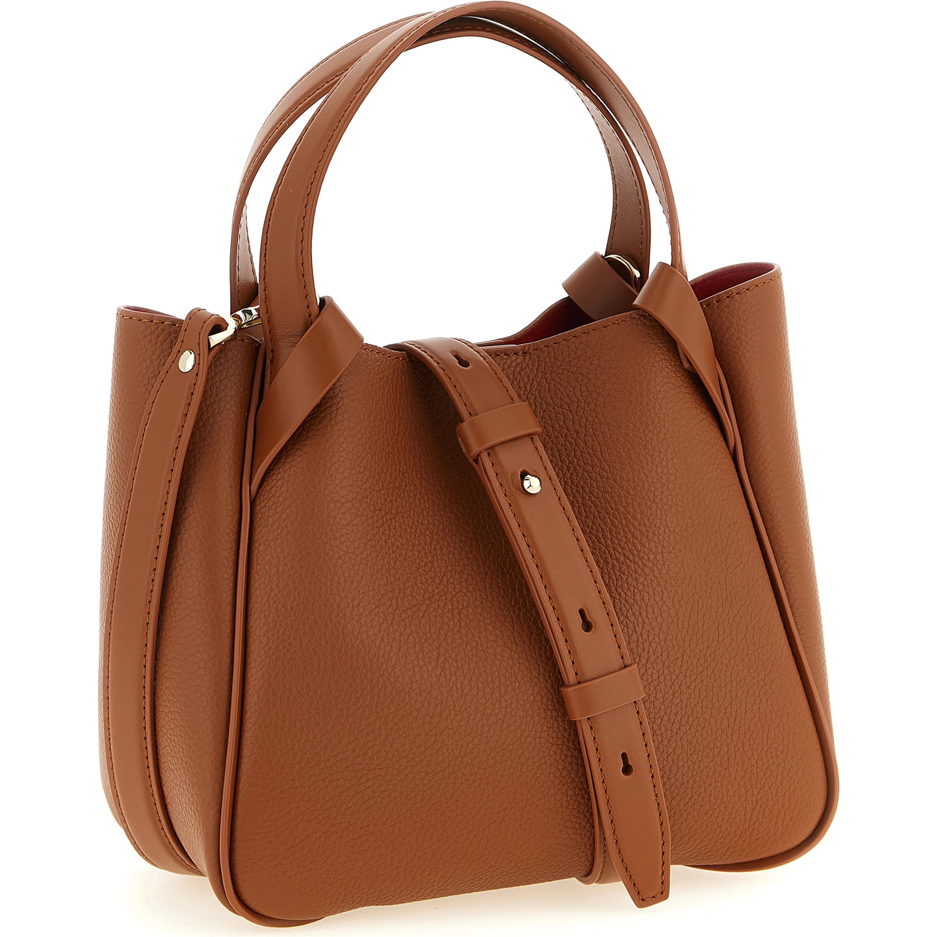Brown Calfskin Tote Bag