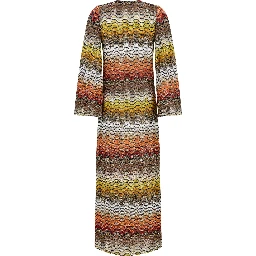 Multicolor Viscose Casual Dress