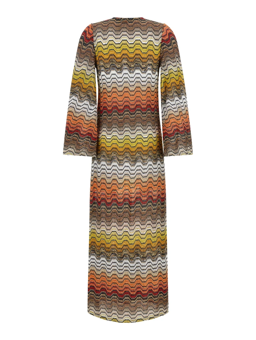 Multicolor Viscose Casual Dress