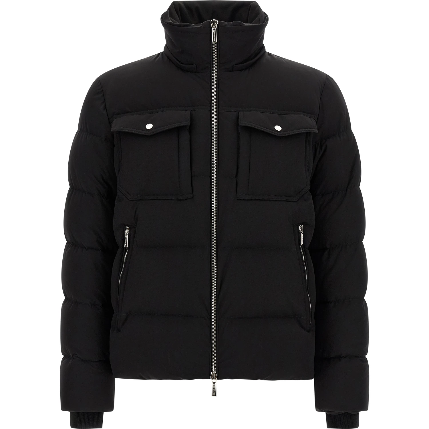 Black Wool Bomber