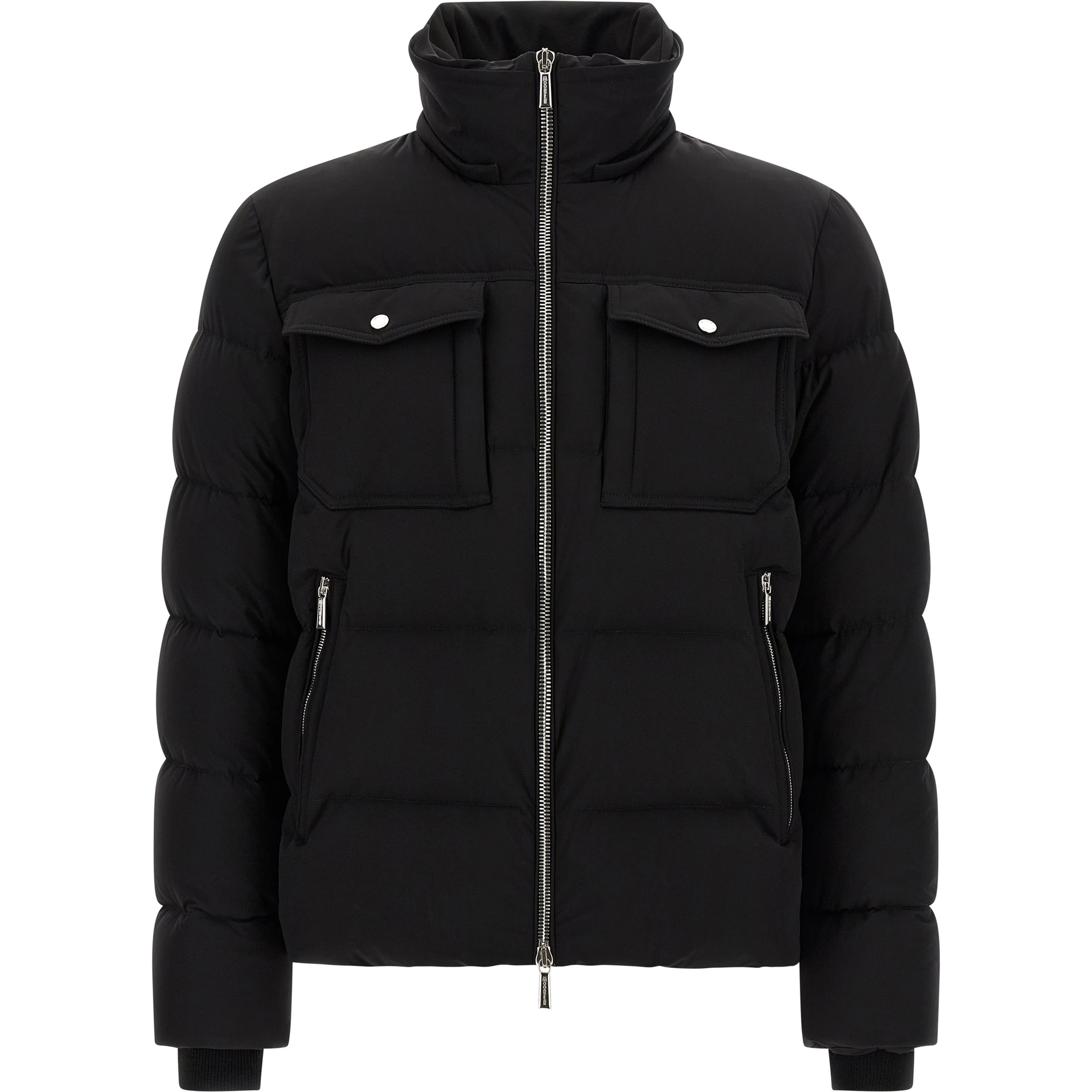 Black Wool Bomber
