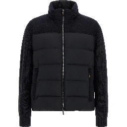 Blue Wool Full-Length Jacket