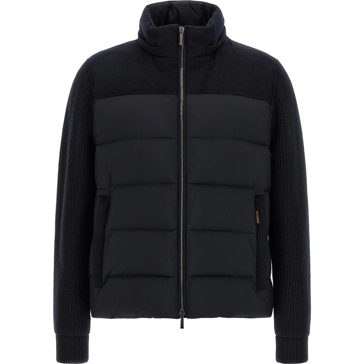 Blue Wool Full-Length Jacket
