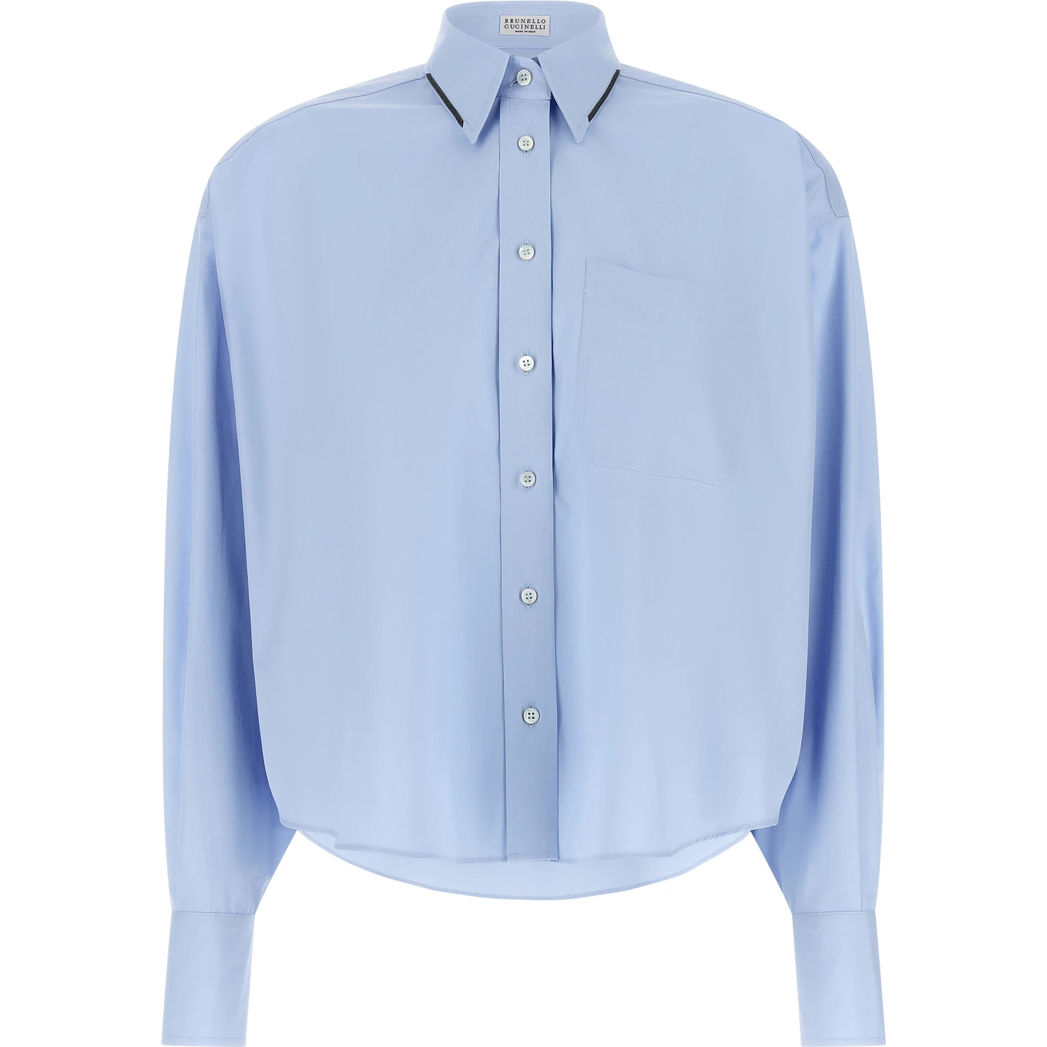 Blue Cotton Blouse