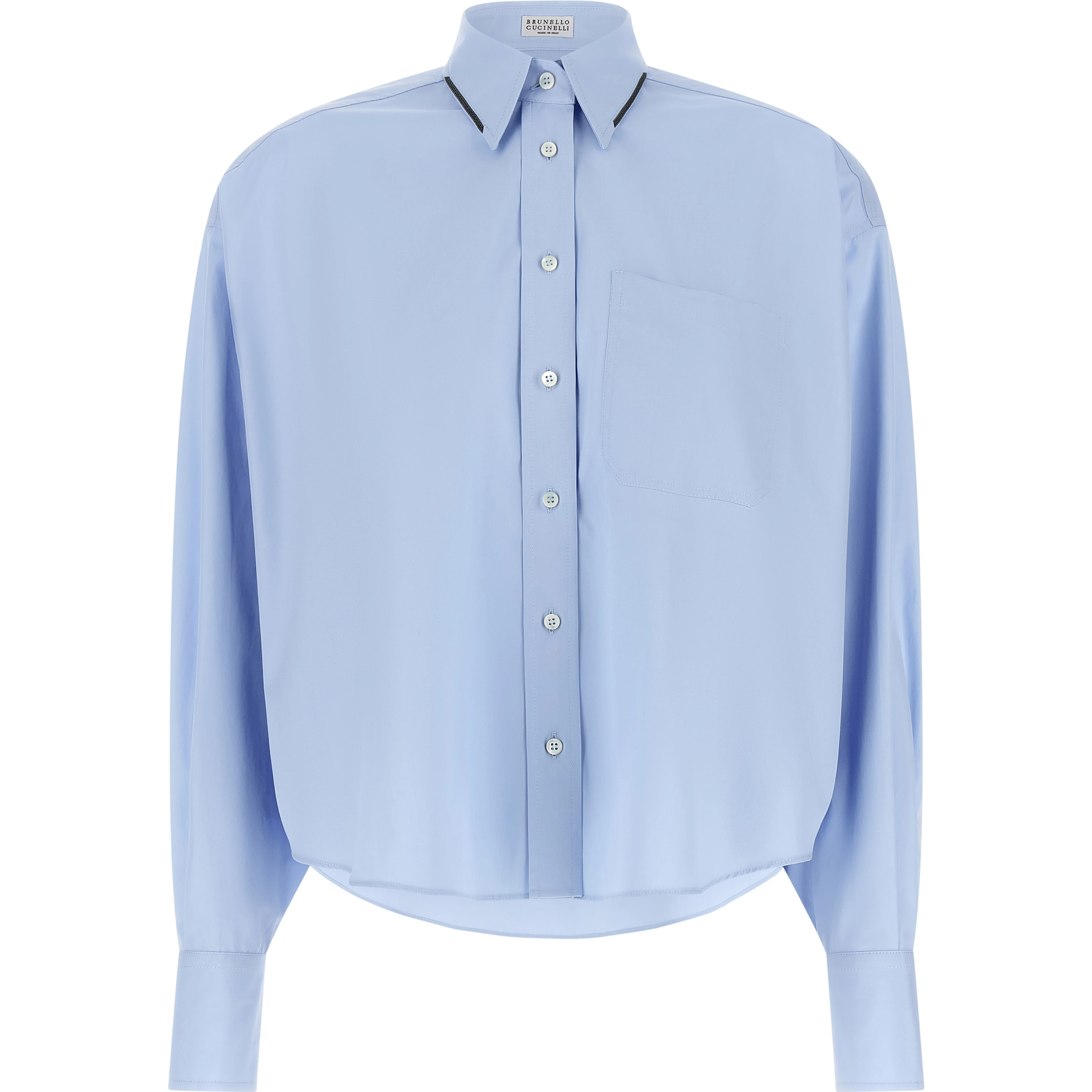 Blue Cotton Blouse