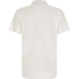 White Cotton Polo Shirt