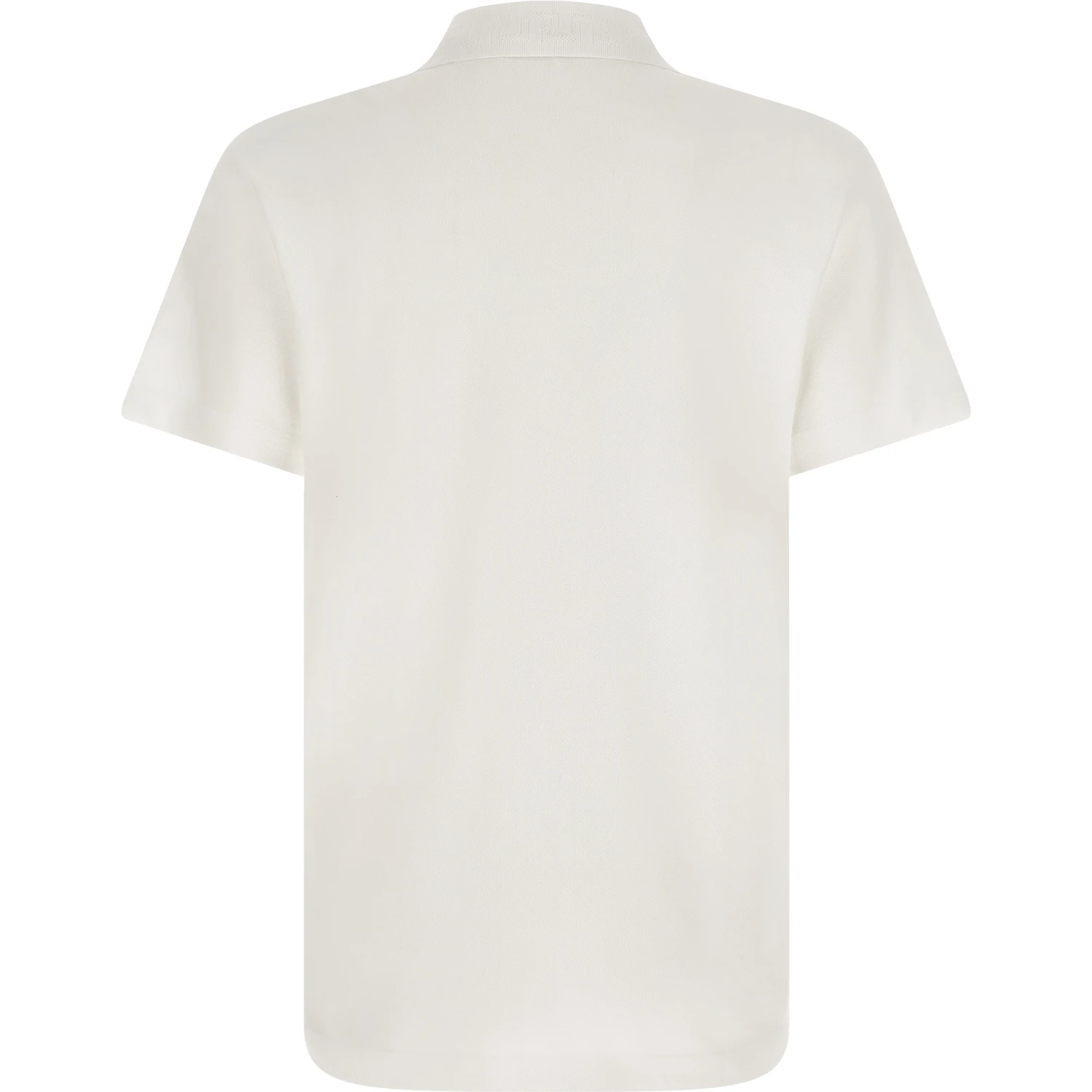 White Cotton Polo Shirt