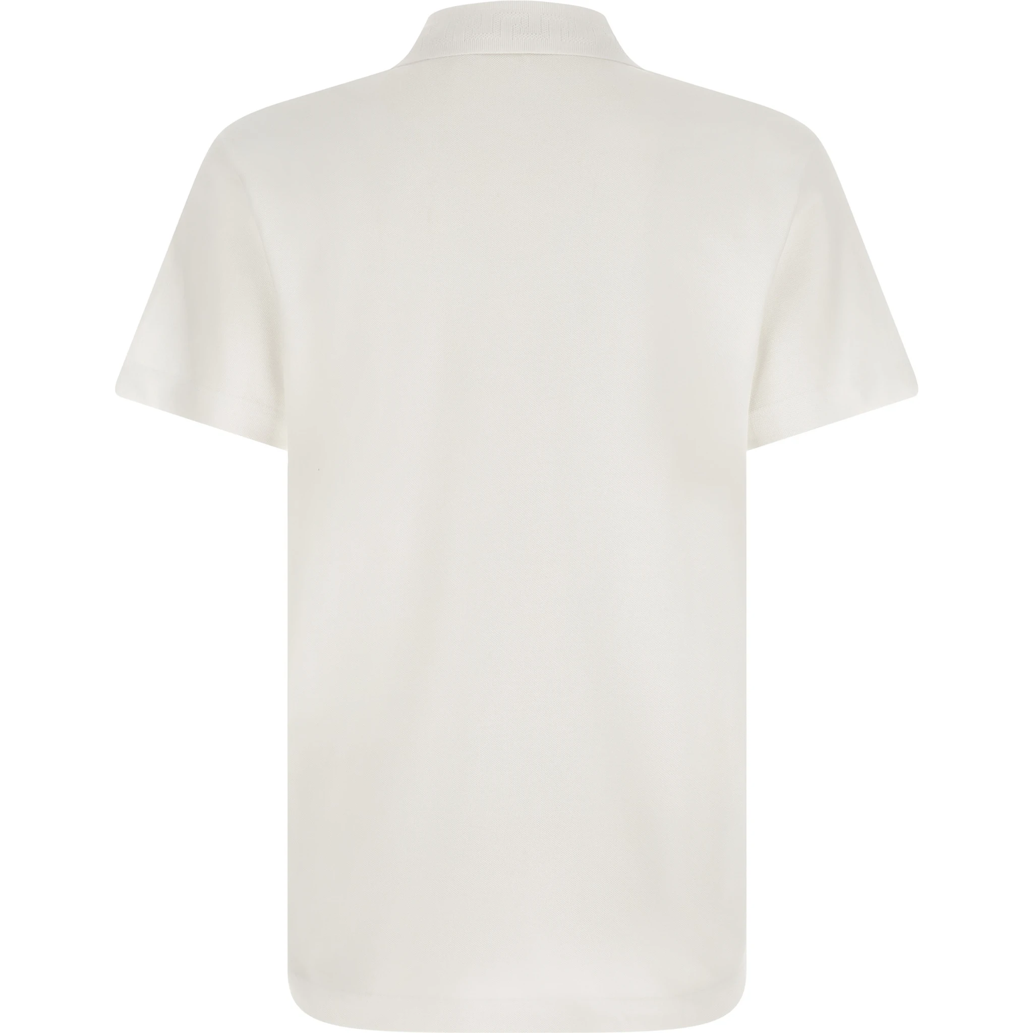 White Cotton Polo Shirt