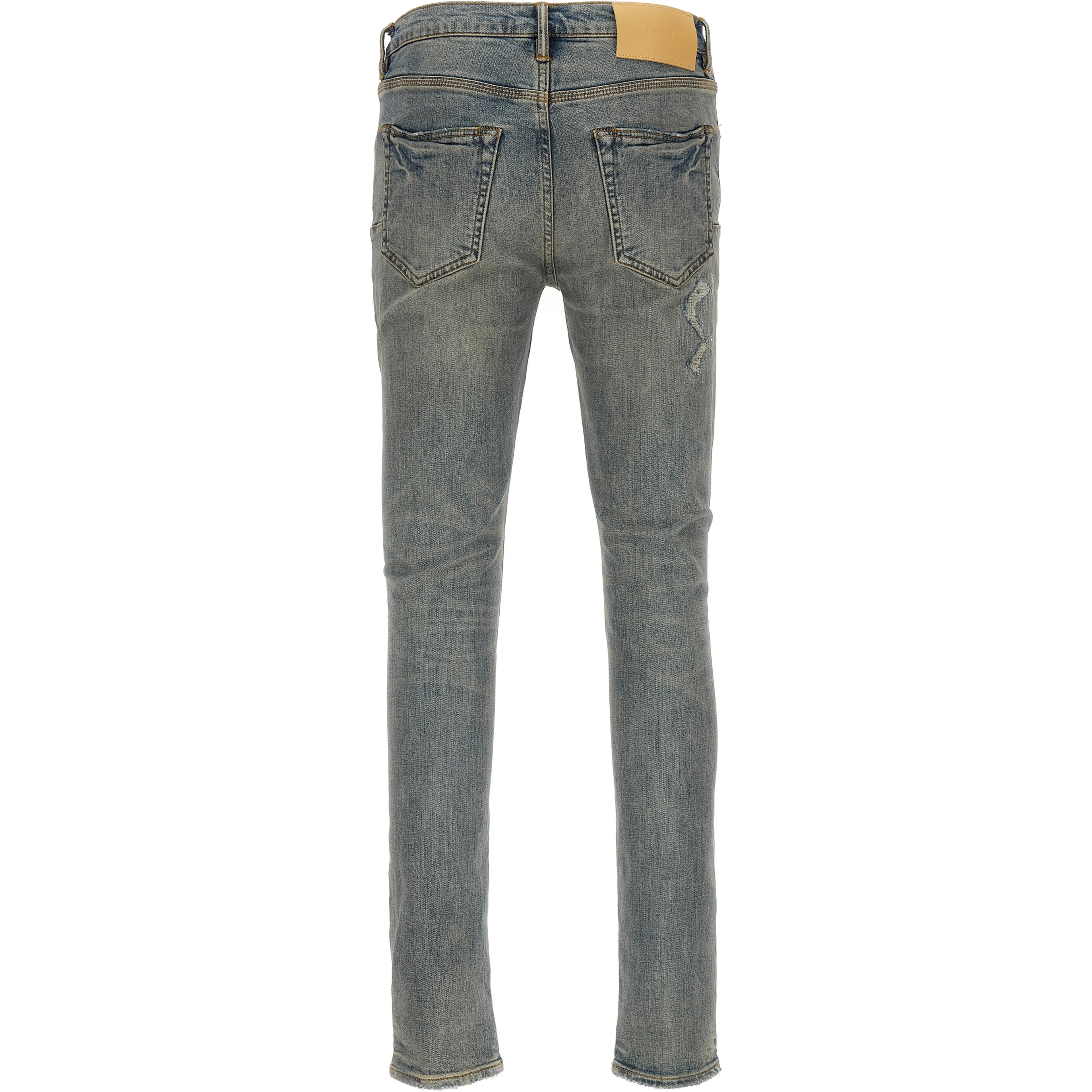 Blue Cotton Slim Fit Jeans