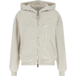 Beige Cotton Sweatshirt