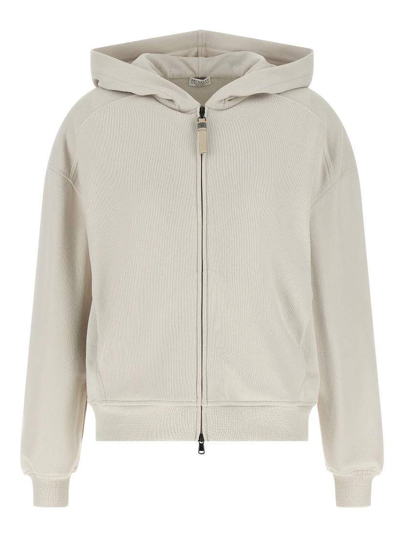Beige Cotton Sweatshirt