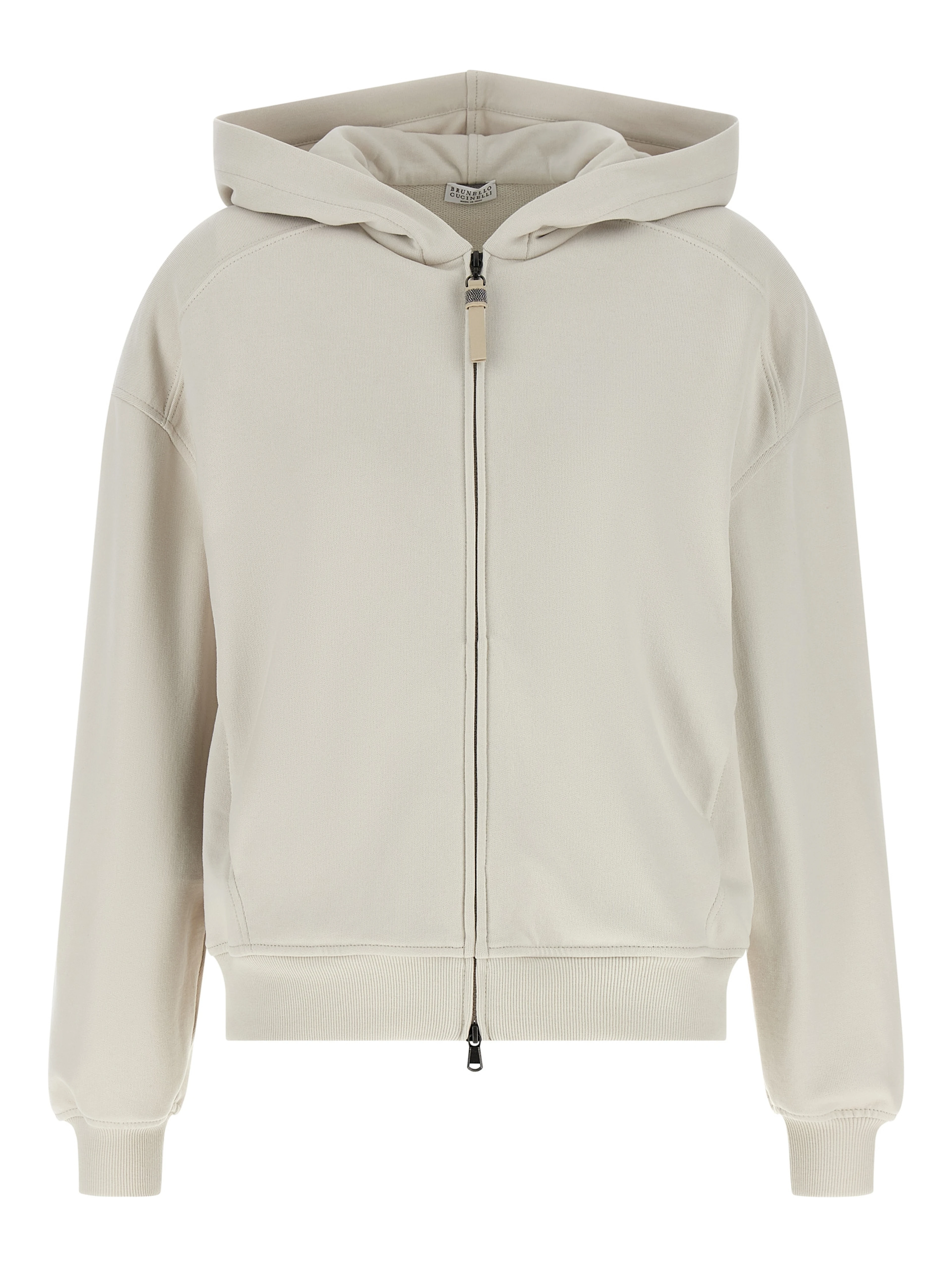 Beige Cotton Sweatshirt