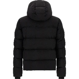 Black Wool Bomber