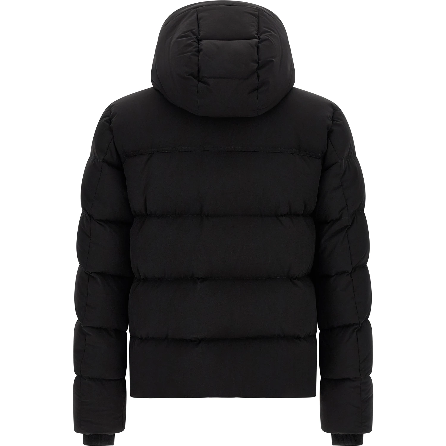 Black Wool Bomber
