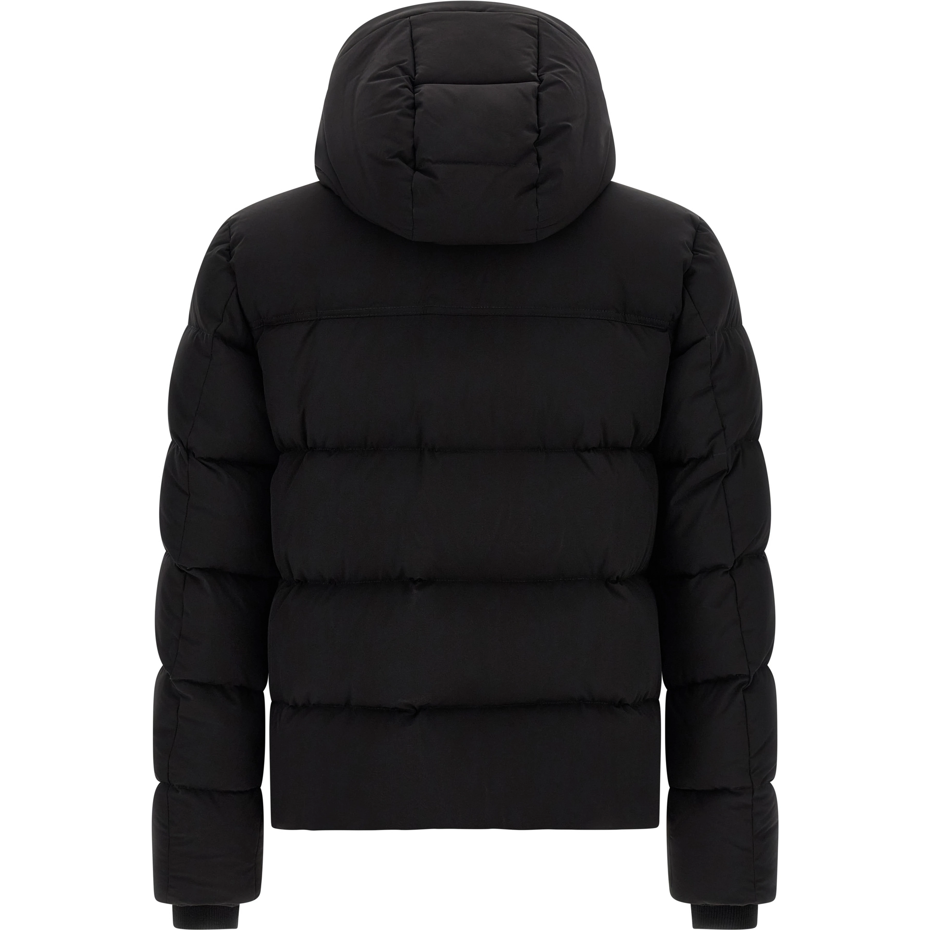 Black Wool Bomber