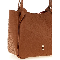 Brown Calfskin Tote Bag