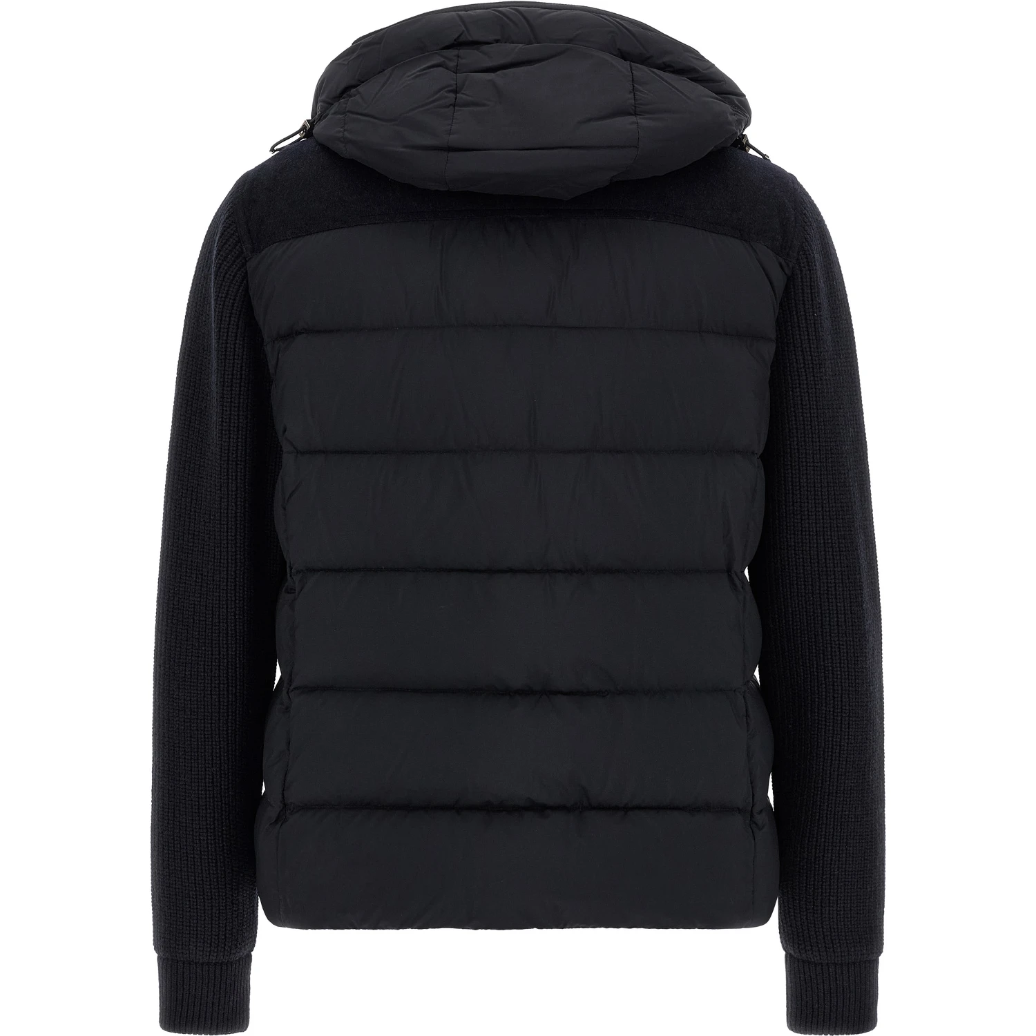 Blue Wool Full-Length Jacket