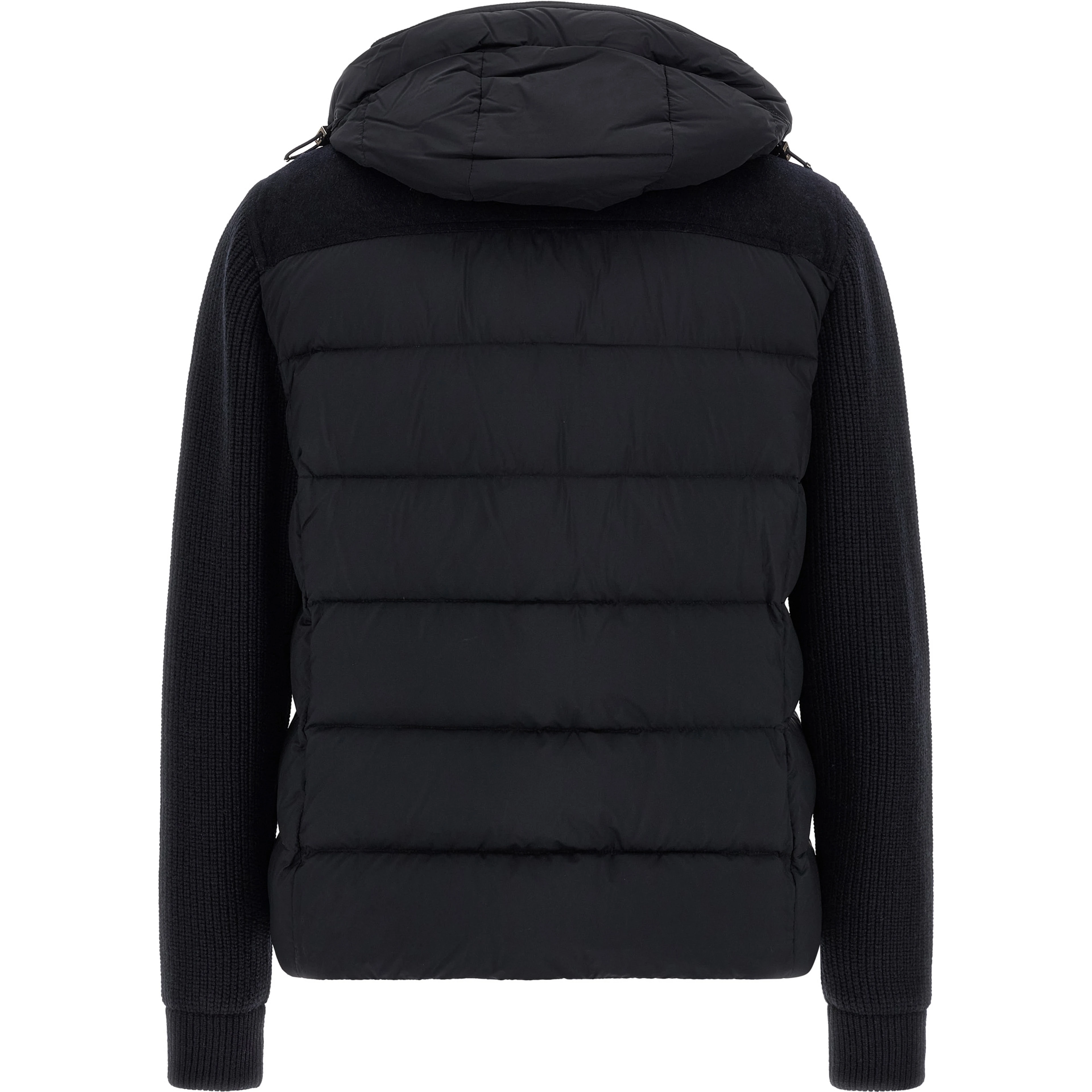 Blue Wool Full-Length Jacket