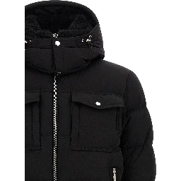 Black Wool Bomber