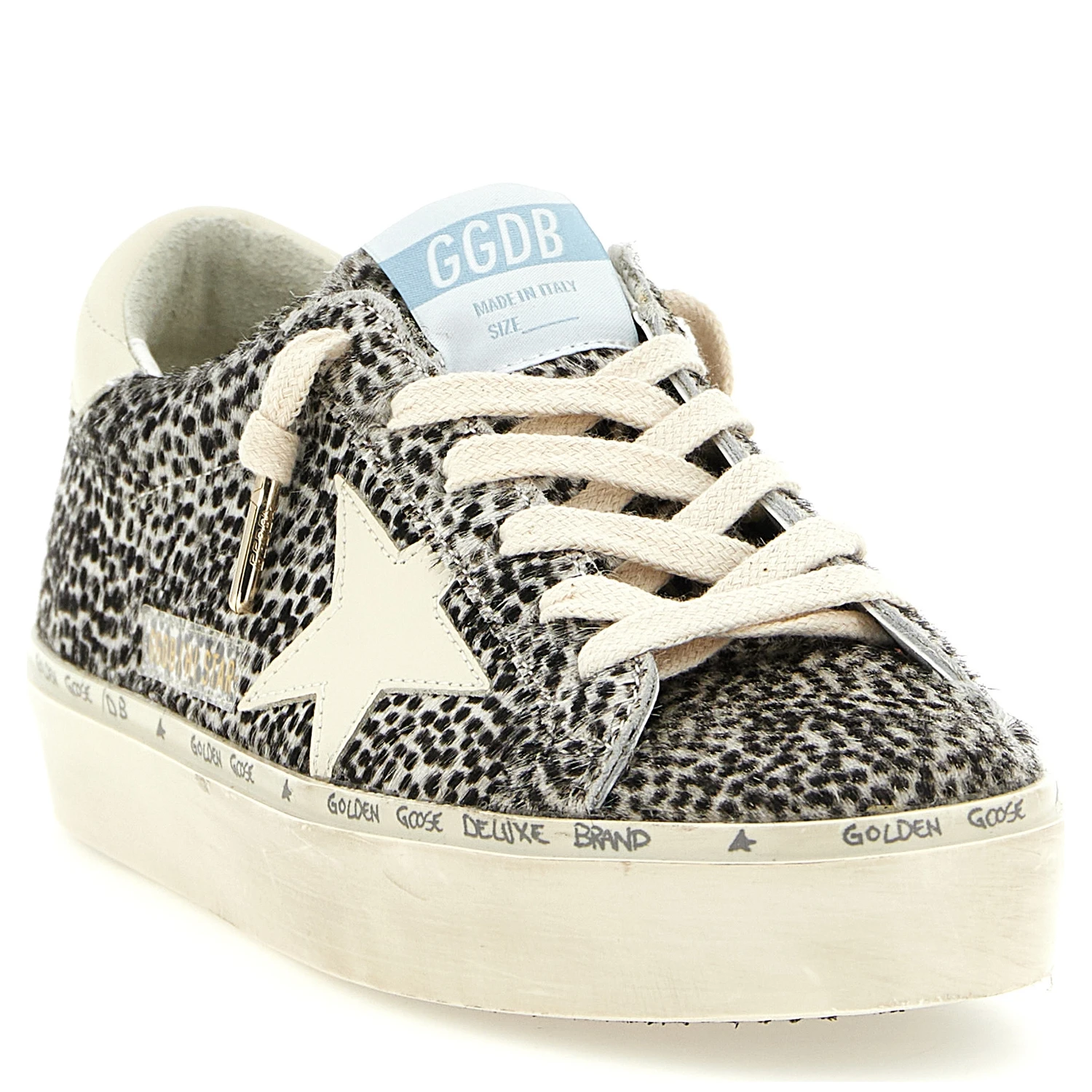 Bicolor Cowhide Sneakers