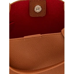 Brown Calfskin Tote Bag