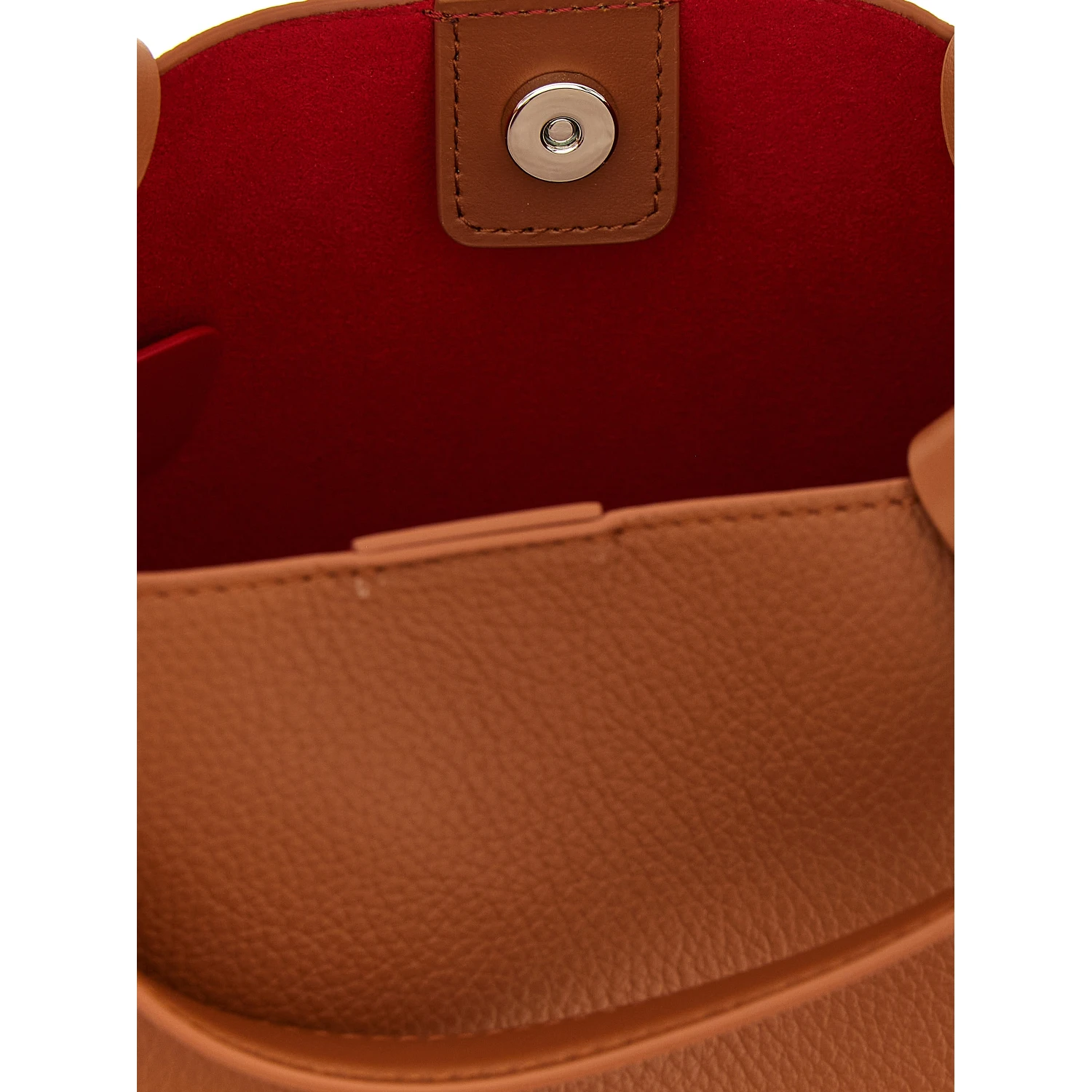 Brown Calfskin Tote Bag