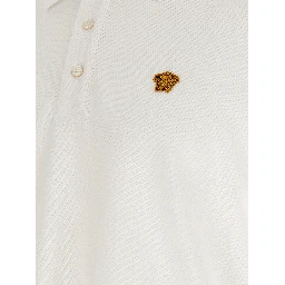 White Cotton Polo Shirt