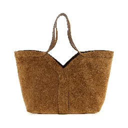 Brown Calfskin Tote Bag