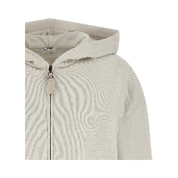 Beige Cotton Sweatshirt