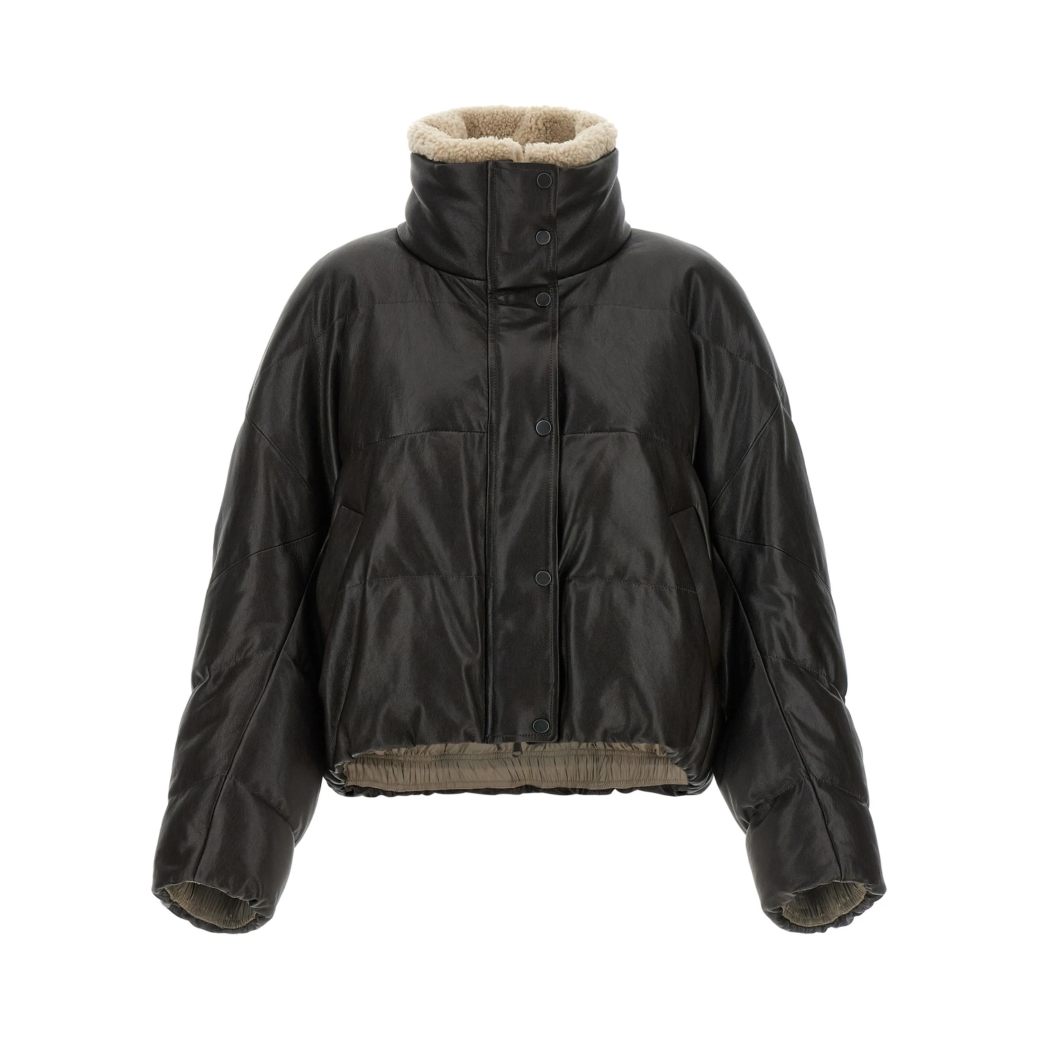 Brown Lamb Leather Leather Jacket
