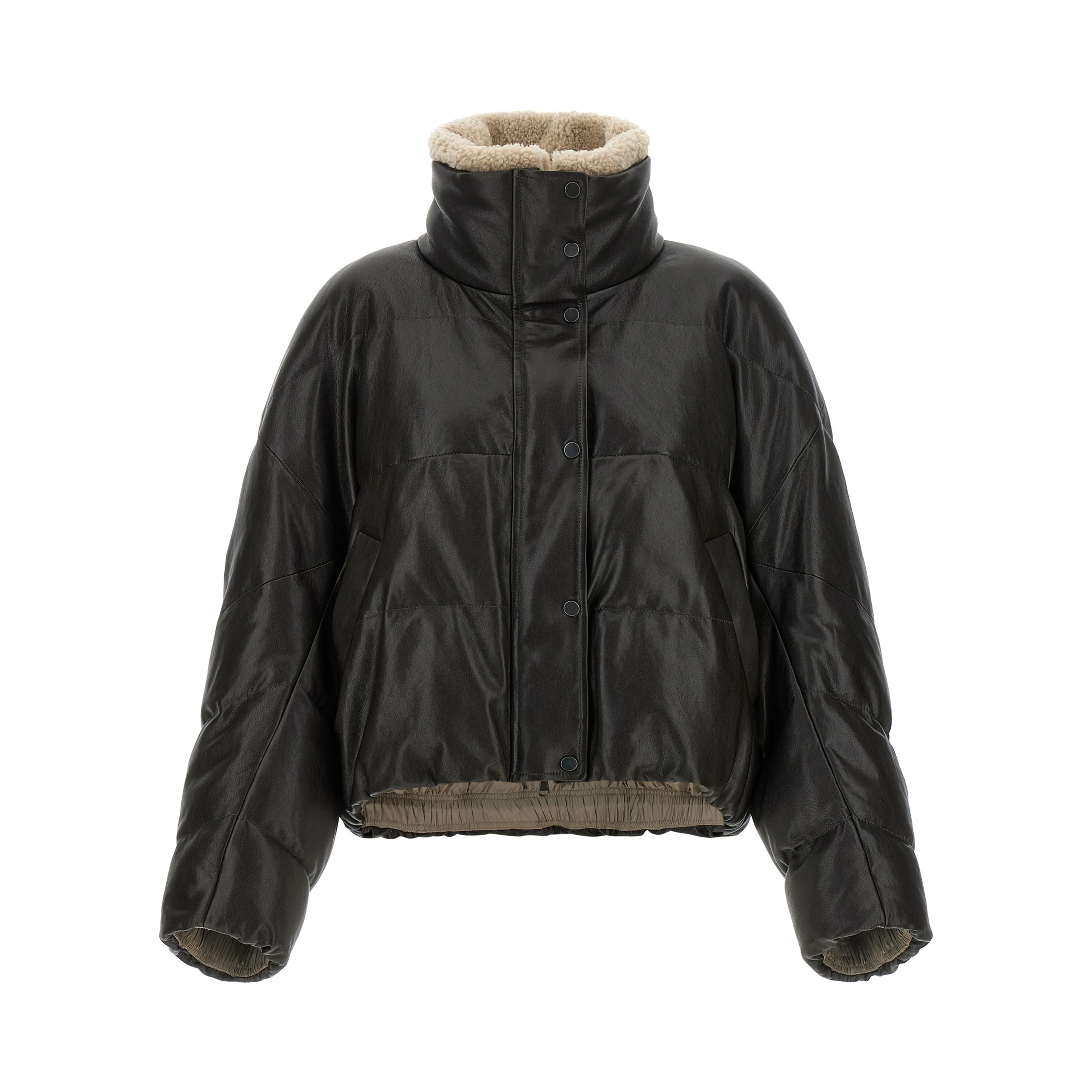 Brown Lamb Leather Leather Jacket