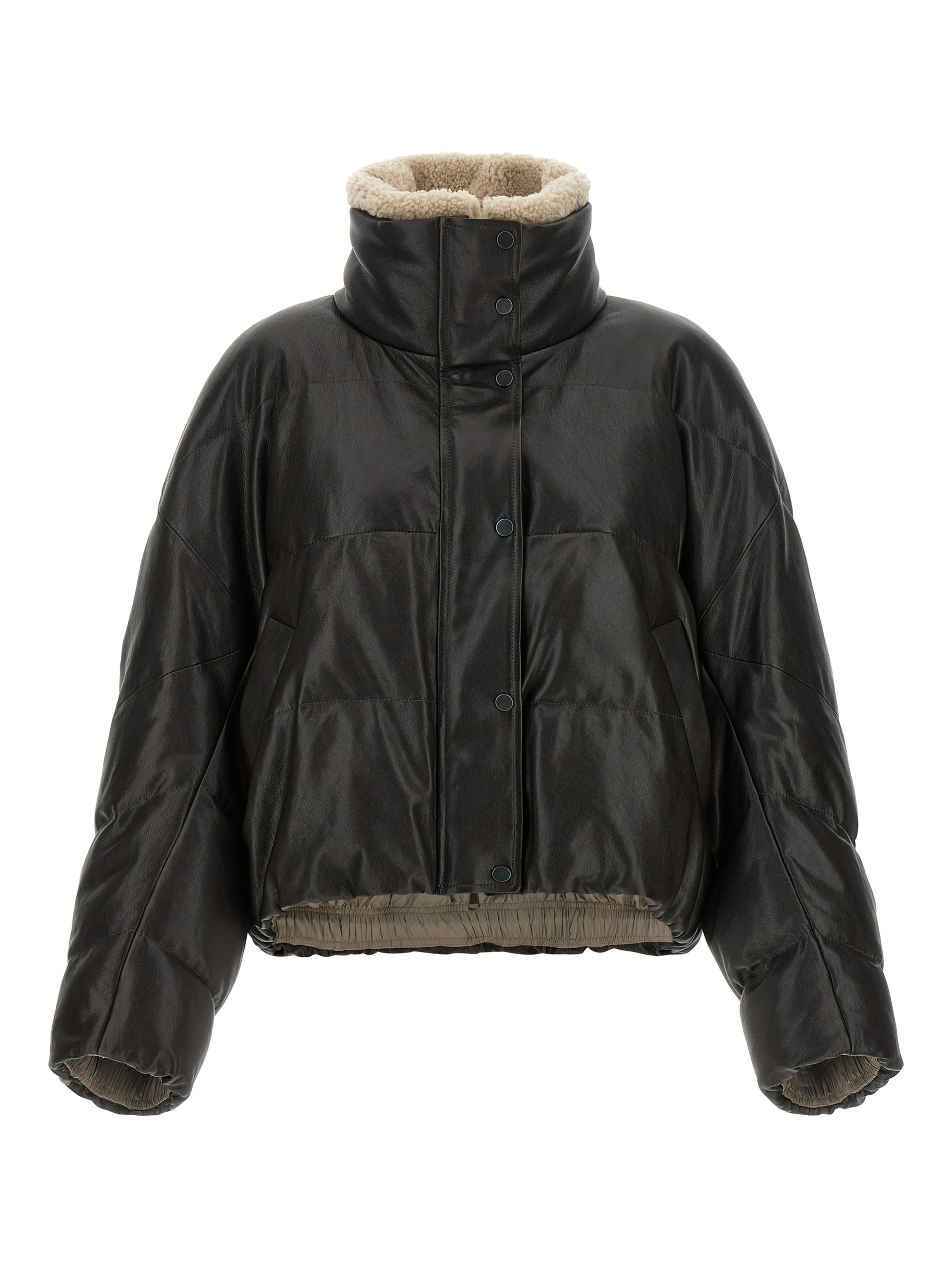 Brown Lamb Leather Leather Jacket