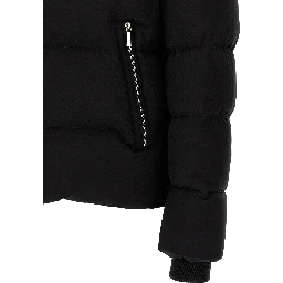 Black Wool Bomber