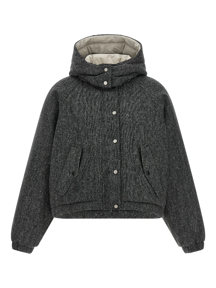 Gray Virgin Wool Jacket