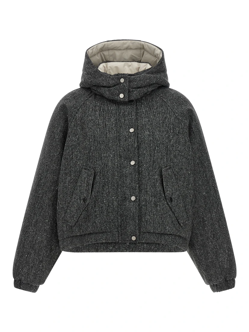 Gray Virgin Wool Jacket