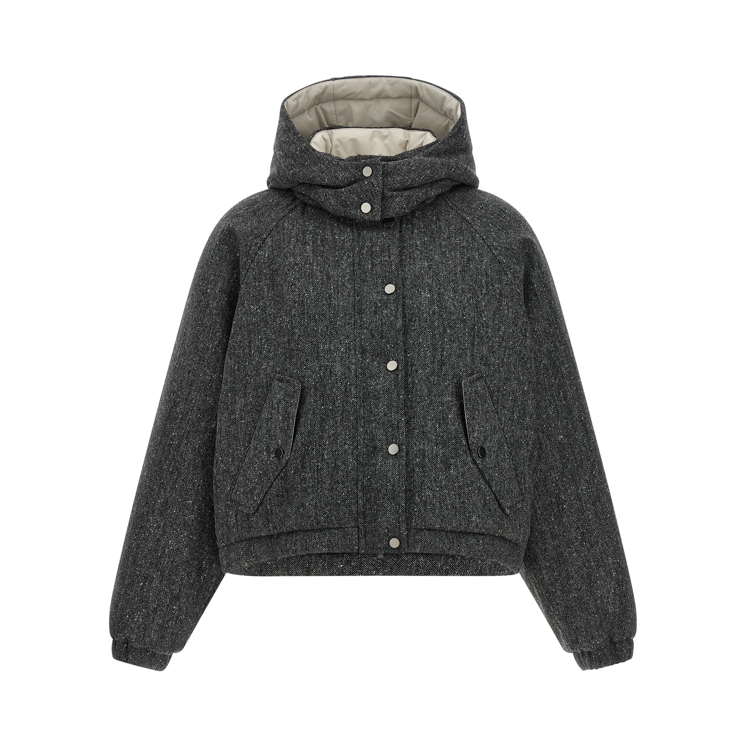 Gray Virgin Wool Jacket
