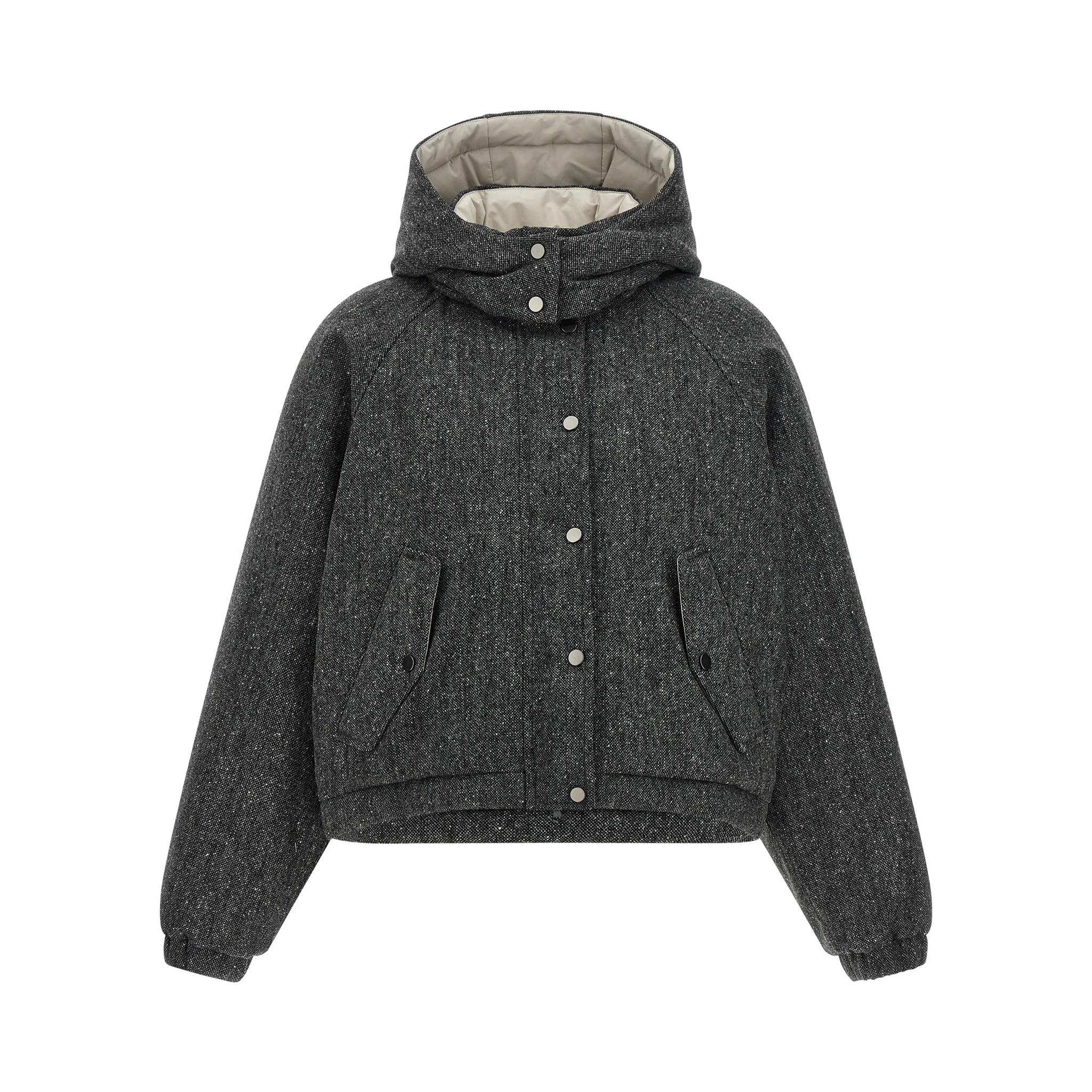 Gray Virgin Wool Jacket