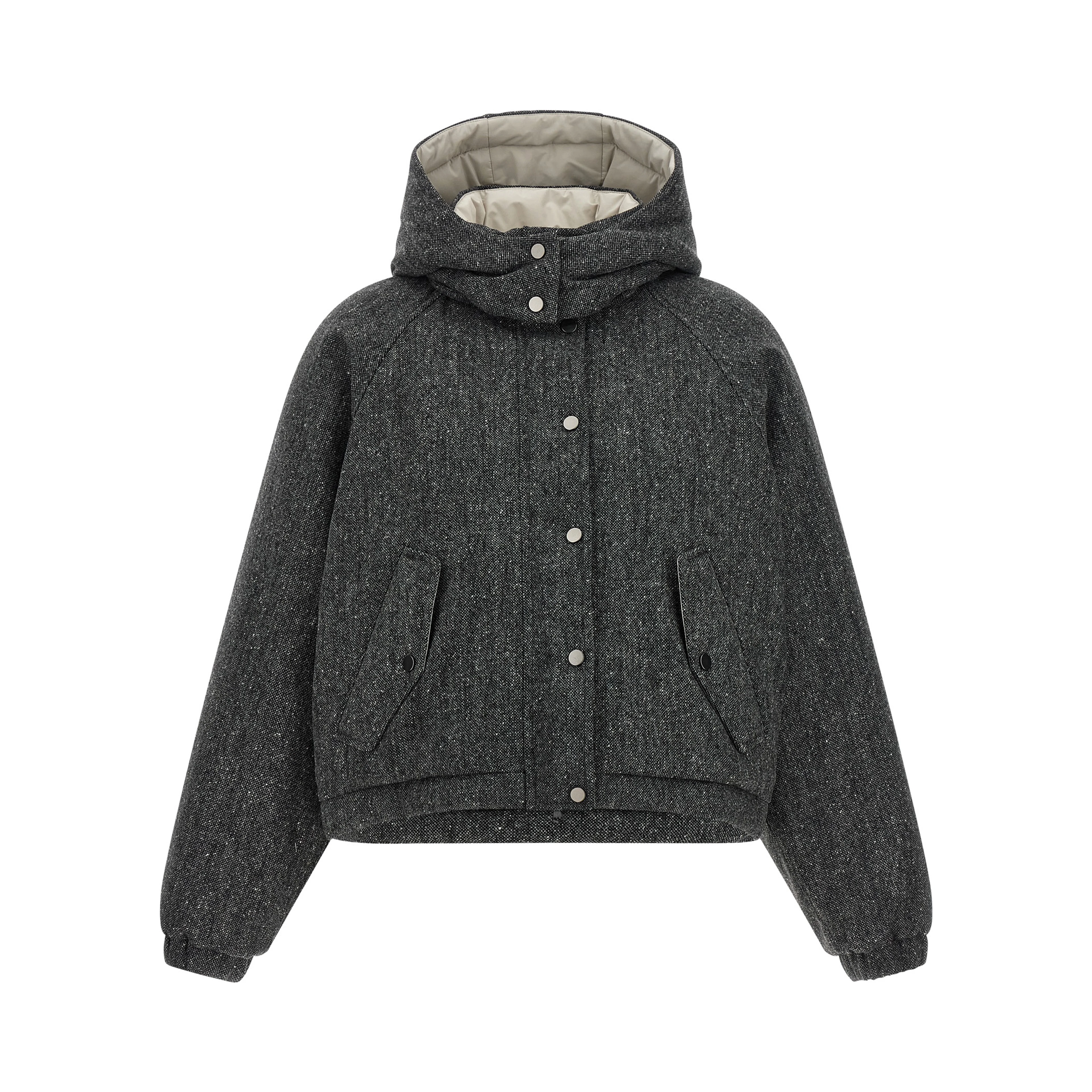 Gray Virgin Wool Jacket