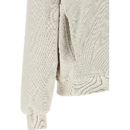 Beige Cotton Sweatshirt