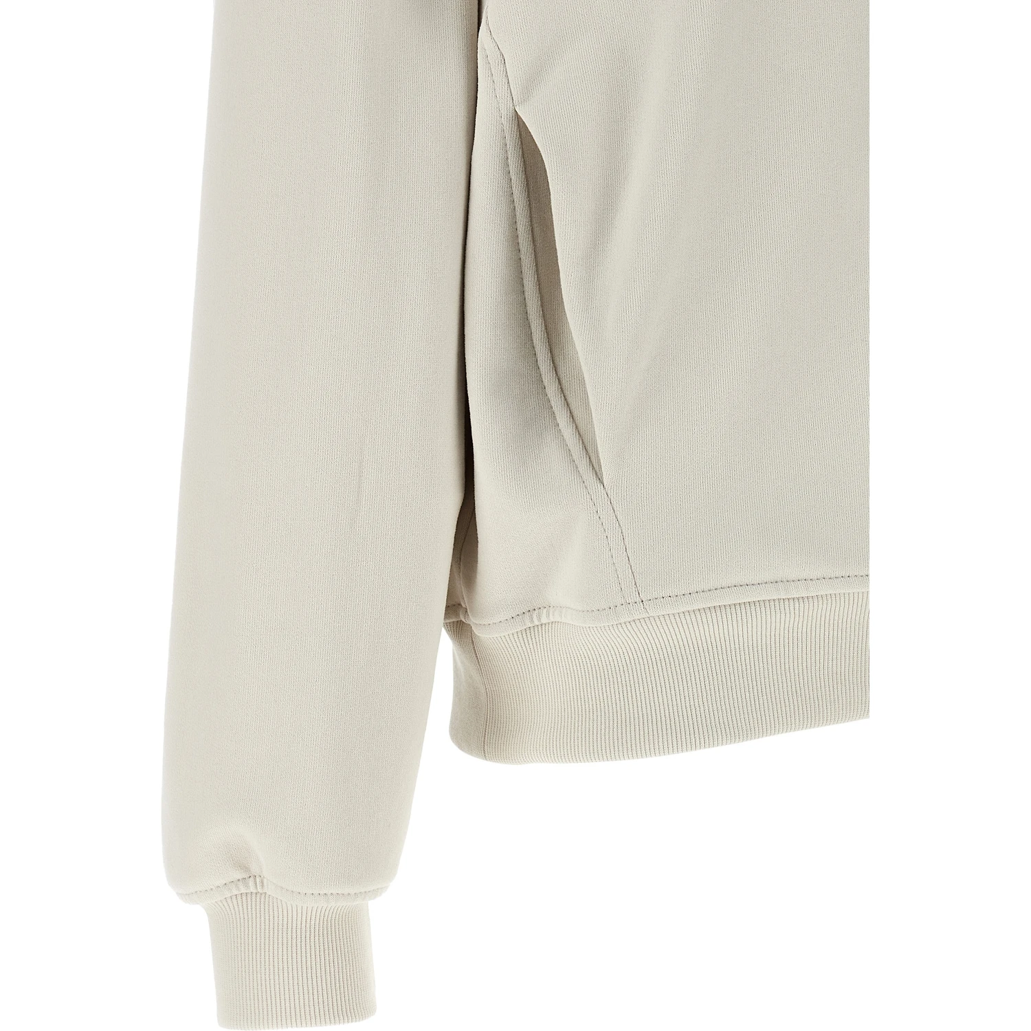Beige Cotton Sweatshirt