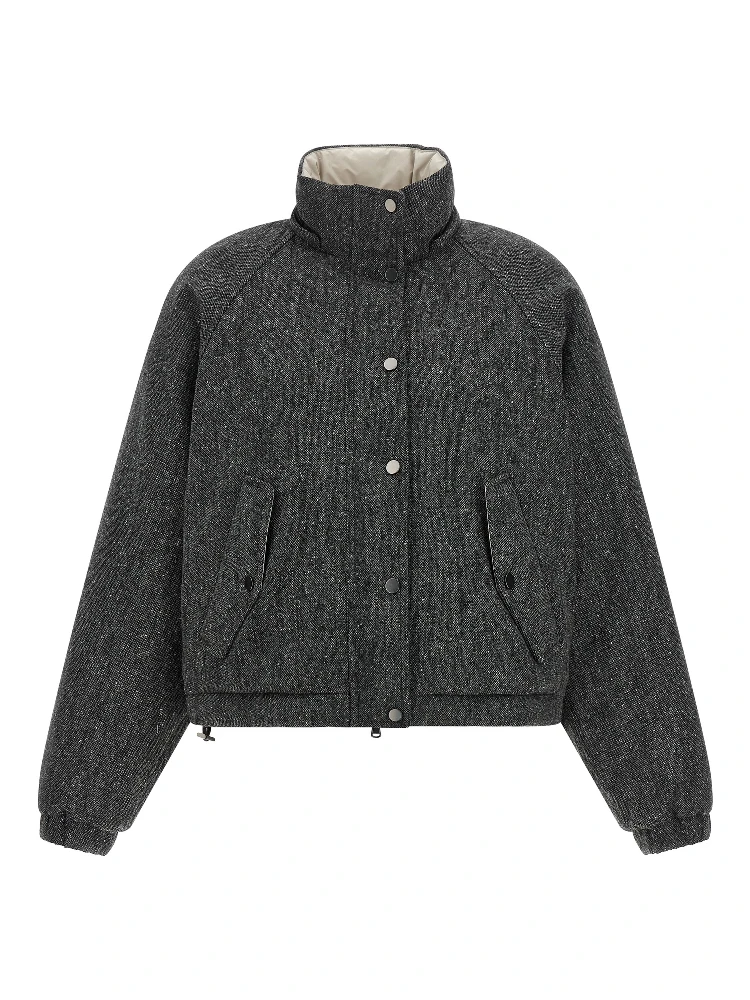 Gray Virgin Wool Jacket alternative