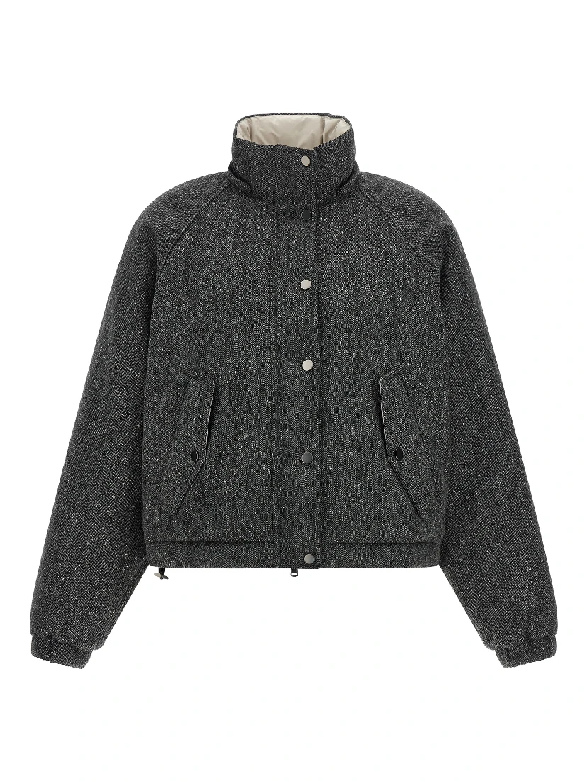 Gray Virgin Wool Jacket