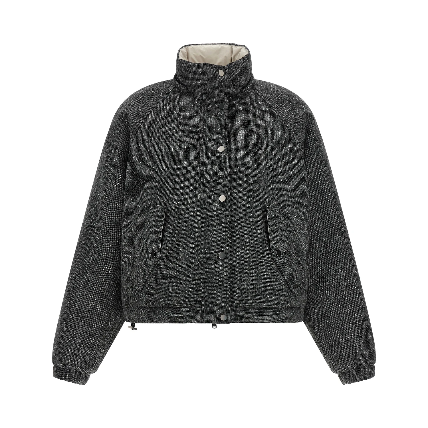Gray Virgin Wool Jacket