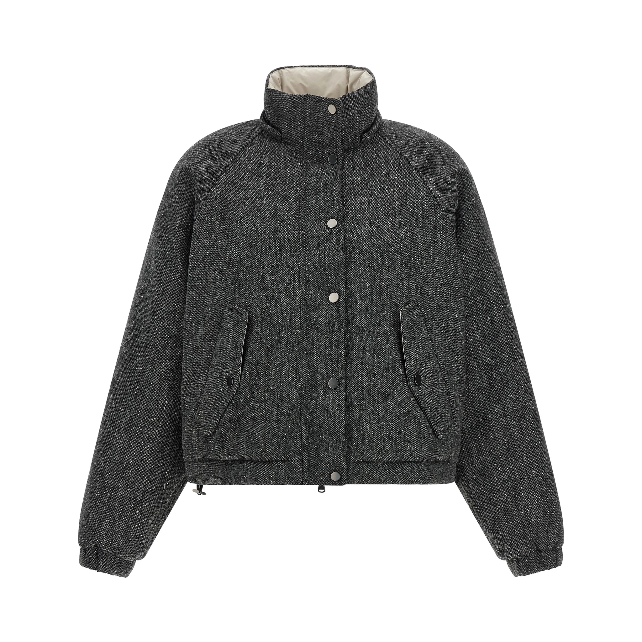 Gray Virgin Wool Jacket