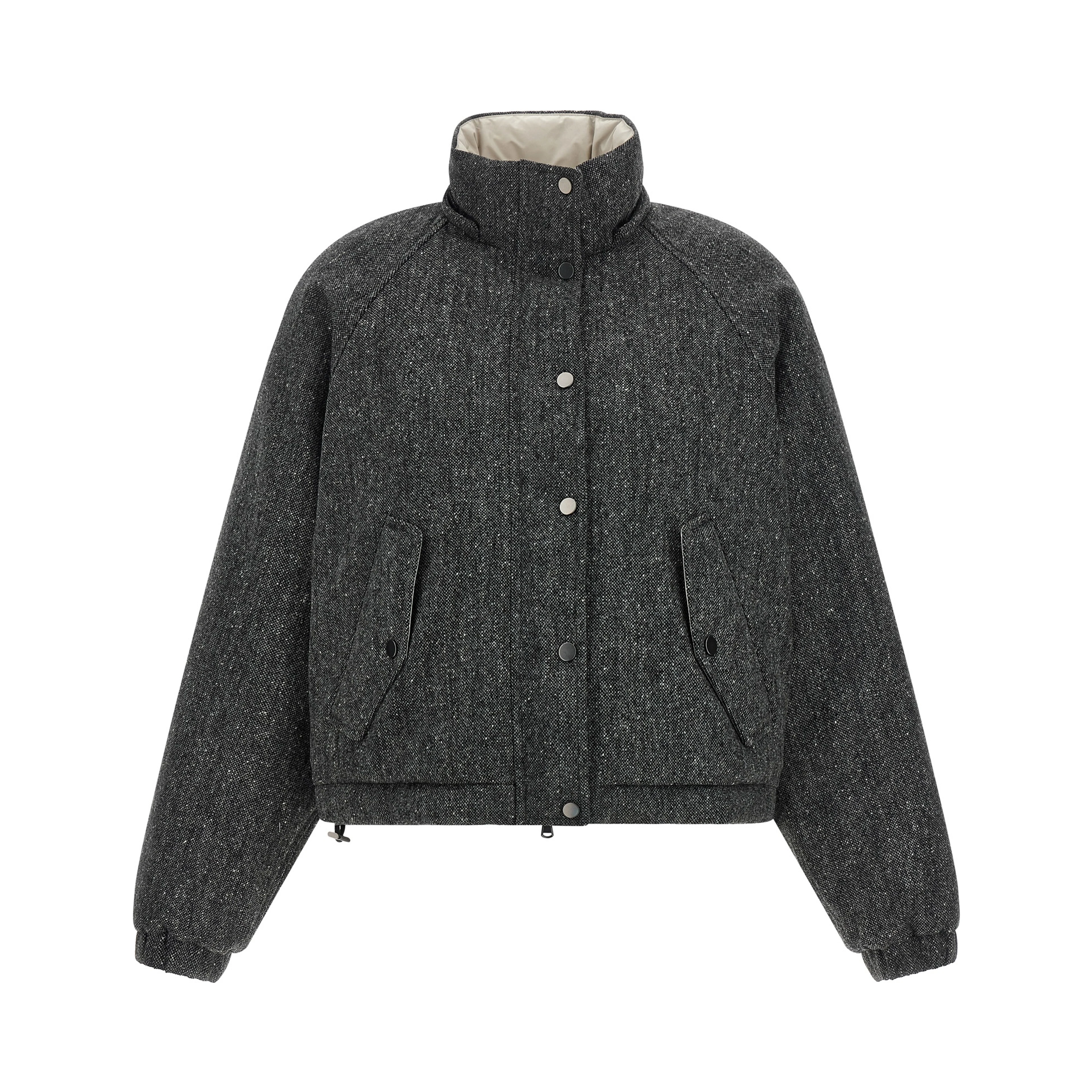 Gray Virgin Wool Jacket