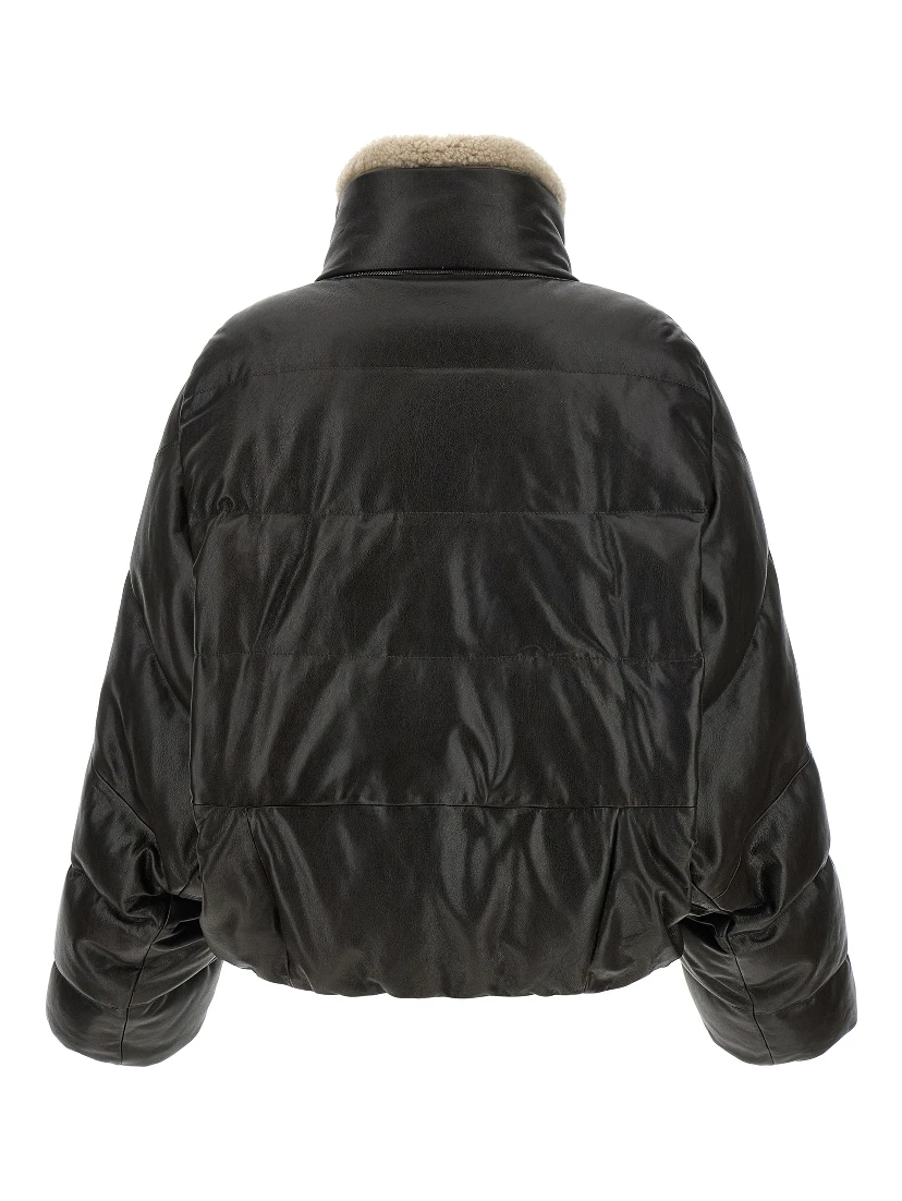 Brown Lamb Leather Leather Jacket