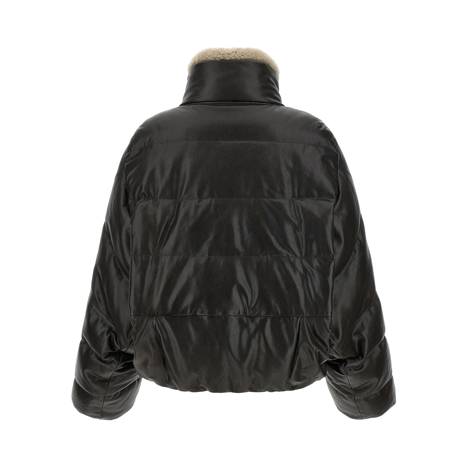 Brown Lamb Leather Leather Jacket