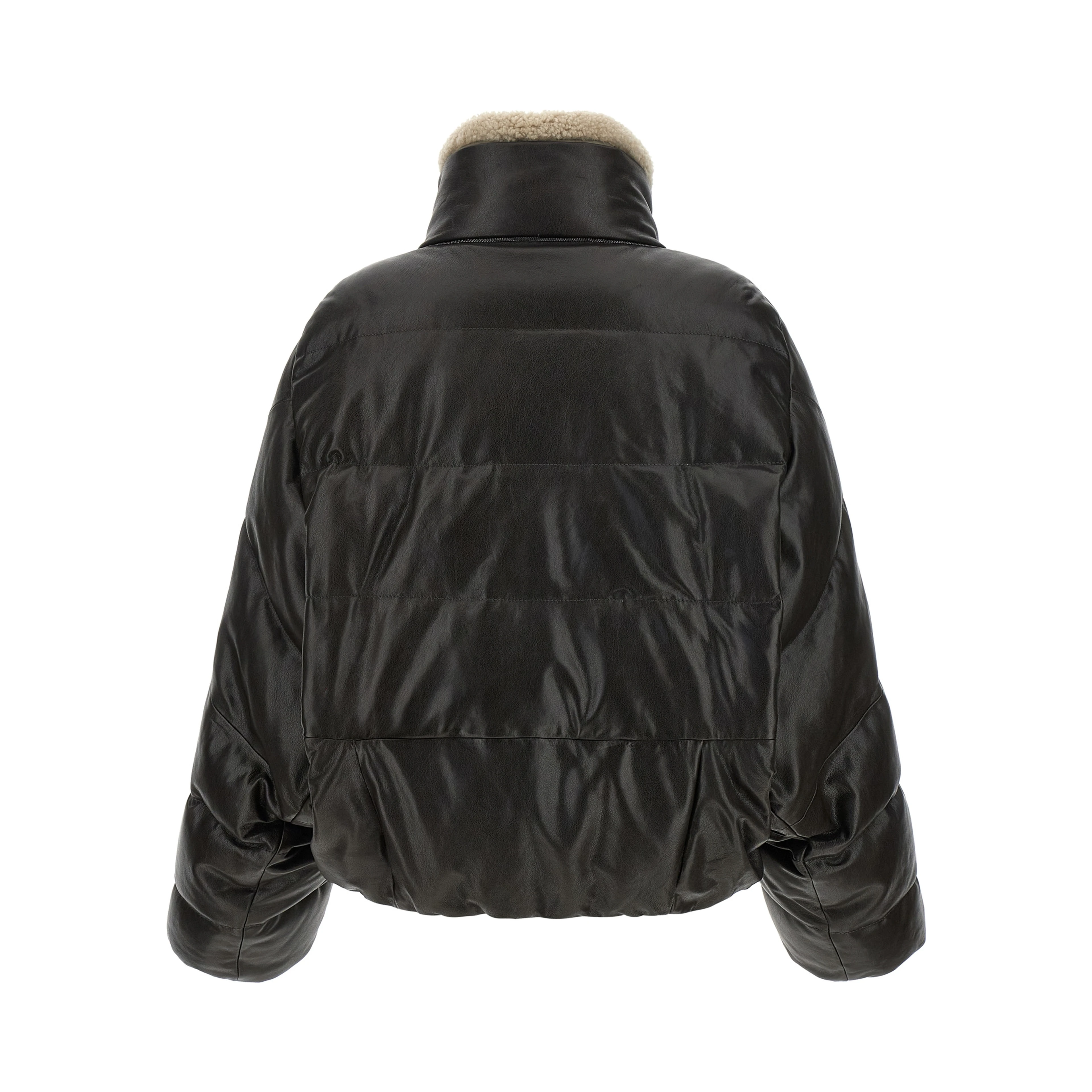 Brown Lamb Leather Leather Jacket